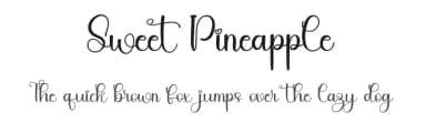 Sweet Pineapple by Inermedia Studio — Script Handwritten Font — thumbnail 1