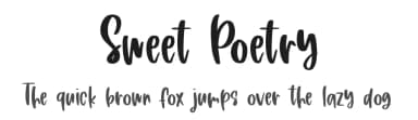 Sweet Poetry by DM Letter Studio - Dimas Prasetyo — Script Handwritten Font — thumbnail 1