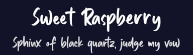 Sweet Raspberry by Mozatype — Script Handwritten Font — thumbnail 2