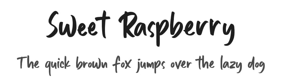 Sweet Raspberry by Mozatype — Script Handwritten Font