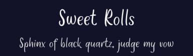 Sweet Rolls by Kurnia Setyadi — Script Handwritten Font — thumbnail 2