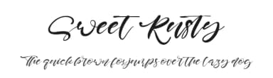 Sweet Rusty by Staircase Studio — Script Handwritten Font — thumbnail 1