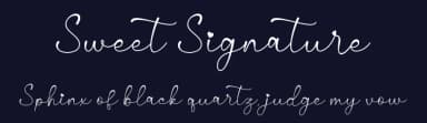 Sweet Signature by AEN Creative Studio — Script Handwritten Font — thumbnail 2