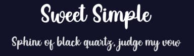 Sweet Simple by Inermedia Studio — Script Handwritten Font — thumbnail 2