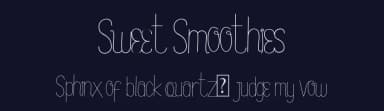 Sweet Smoothies by Kurnia Setyadi — Script Handwritten Font — thumbnail 2