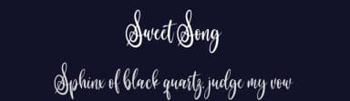 Sweet Song by NJ Studio — Script Handwritten Font — thumbnail 2