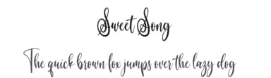 Sweet Song by NJ Studio — Script Handwritten Font — thumbnail 1