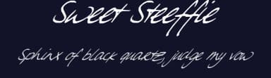 Sweet Steeffie by Samyuli — Script Handwritten Font — thumbnail 2