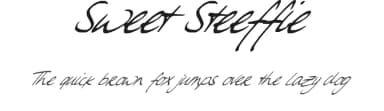Sweet Steeffie by Samyuli — Script Handwritten Font — thumbnail 1