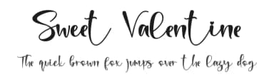 Sweet Valentine by Stefani Letter — Script Handwritten Font — thumbnail 1