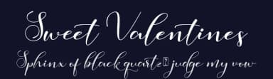 Sweet Valentines by Sarif Letter — Script Handwritten Font — thumbnail 2