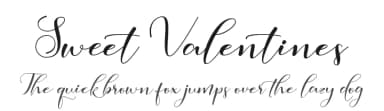 Sweet Valentines by Sarif Letter — Script Handwritten Font — thumbnail 1