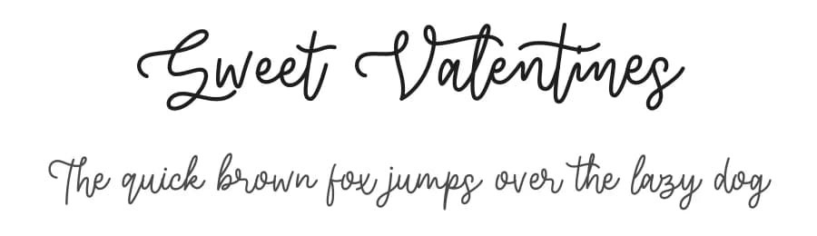 Sweet Valentines by Puri Creative — Script Handwritten Font