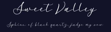 Sweet Valley by Runsell Studio — Script Handwritten Font — thumbnail 2