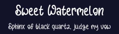 Sweet Watermelon by Rangkai Aksara — Script Handwritten Font — thumbnail 2
