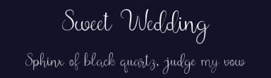 Sweet Wedding by Sugeng Choirul — Script Handwritten Font — thumbnail 2