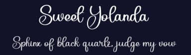 Sweet Yolanda by Etik Fatimah — Script Handwritten Font — thumbnail 2
