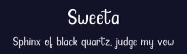 Sweeta by Letter Jos — Script Handwritten Font — thumbnail 2
