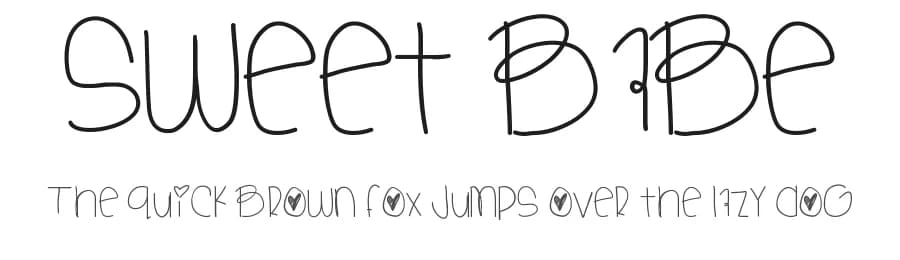 Sweet Babe by Des Gomez — Script Handwritten Font