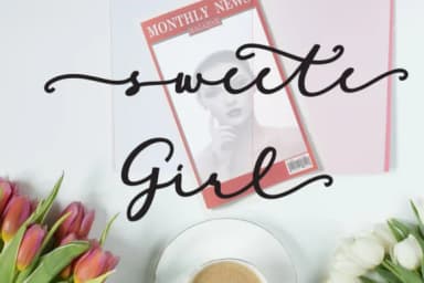Sweete Girl Font by YanIndesign — Script Handwritten Font — thumbnail 1