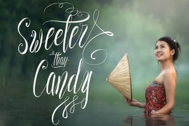 Sweeter Than Candy Font by Royaltype — Script Handwritten Font — thumbnail 1