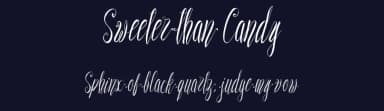 Sweeter than Candy by Royaltype — Script Handwritten Font — thumbnail 2