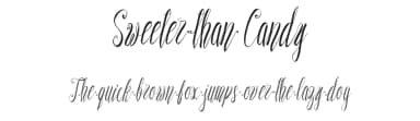 Sweeter than Candy by Royaltype — Script Handwritten Font — thumbnail 1