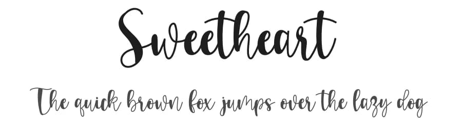 Sweetheart by Belina Studio — Script Handwritten Font