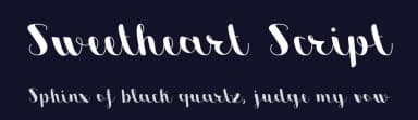 Sweetheart Script by Andrea Cerboneschi — Script Handwritten Font — thumbnail 2