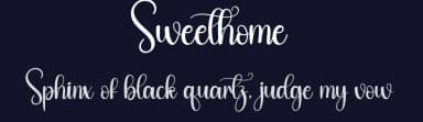 Sweethome by Andi Moz — Script Handwritten Font — thumbnail 2