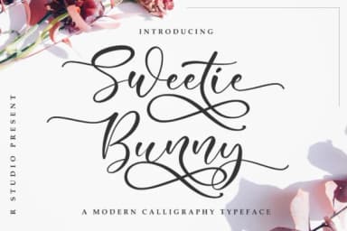 Sweetie Bunny Font by R. Studio — Script Handwritten Font — thumbnail 1