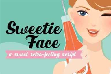 Sweetie Face Font by Illustration Ink — Script Handwritten Font — thumbnail 1