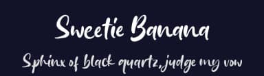 Sweetie Banana by Almarkhatype — Script Handwritten Font — thumbnail 2