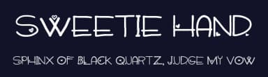 Sweetie Hand by Megan Toy — Script Handwritten Font — thumbnail 2