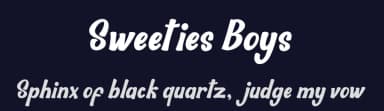 Sweeties Boys by Display Studio — Script Handwritten Font — thumbnail 2