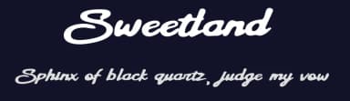 Sweetland by Lettersiro Studio — Script Handwritten Font — thumbnail 2