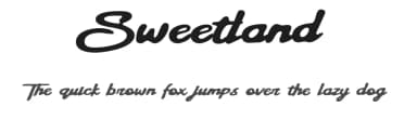 Sweetland by Lettersiro Studio — Script Handwritten Font — thumbnail 1