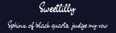 Sweetlilly by Vunira Design — Script Handwritten Font — thumbnail 2