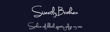 Sweetly Broken by Brittney Murphy Design — Script Handwritten Font — thumbnail 2