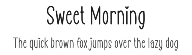 Sweet Morning by Letterayu — Script Handwritten Font