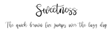 Sweetness by Muharima Rasyid — Script Handwritten Font — thumbnail 1