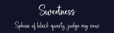 Sweetness by Graphix Line Studio — Script Handwritten Font — thumbnail 2