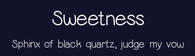 Sweetness by Vanessa Bays — Script Handwritten Font — thumbnail 2