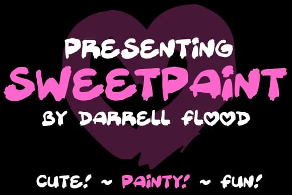 Sweetpaint Font by Dadiomouse — Script Handwritten Font