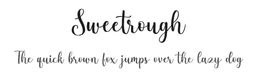 Sweetrough by Sibelumpagi — Script Handwritten Font