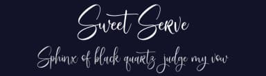 SweetServe by Vunira Design — Script Handwritten Font — thumbnail 2