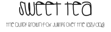 Sweet Tea by Des Gomez — Script Handwritten Font — thumbnail 1