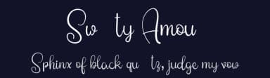Sweety Amour by Letter Jos — Script Handwritten Font — thumbnail 2