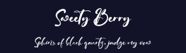 Sweety Berry by Vztype Studio — Script Handwritten Font — thumbnail 2