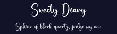 Sweety Diary by Nirmala Creative — Script Handwritten Font — thumbnail 2